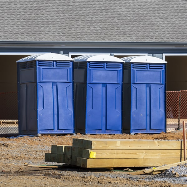 what is the cost difference between standard and deluxe porta potty rentals in Crawford OK